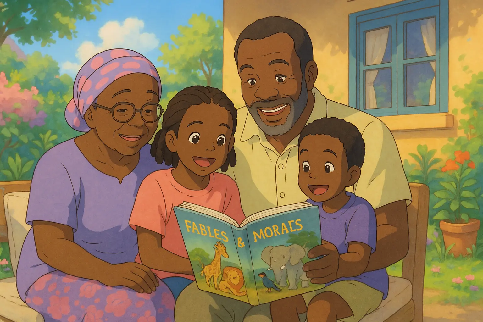 How to Teach Kids African Values Through Bedtime Animal Stories